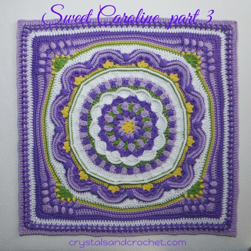 Sweet Caroline Copyright: Helen Shrimpton, 2017. All rights reserved. Av: Helen på www.crystalsandcrochet.com Del 3 Svenska termer används genom hela mönstret.