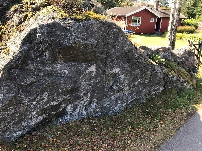 2 Sprickförhållanden Resultatet från sprickkarteringen har analyserats med hjälp av polpunktsanalys som erhållits med programmet DIPS från Rocscience.