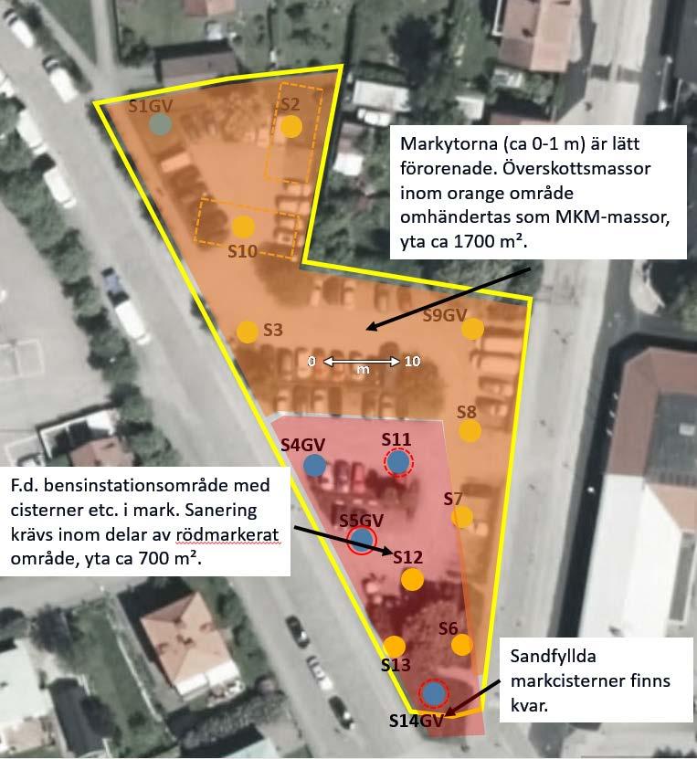 Miljöteknisk markundersökning Sida 13 av 14 1217-082 Kvarnliden 7 & 9, Varbergs kommun 2017-05-16 Markytorna inom området är generellt påverkade av tidigare verksamheter.