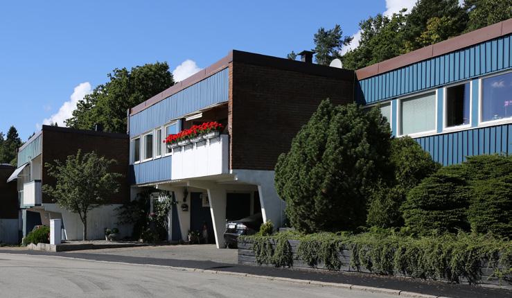 De är utformade på lite olika sätt, men hålls ihop av ett gemensamt formspråk.