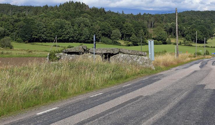 Dvärred om stenålderns landskap, om ett sätt att begrava och om en myt. I Dvärred ligger kommunens mest kända hällkista.