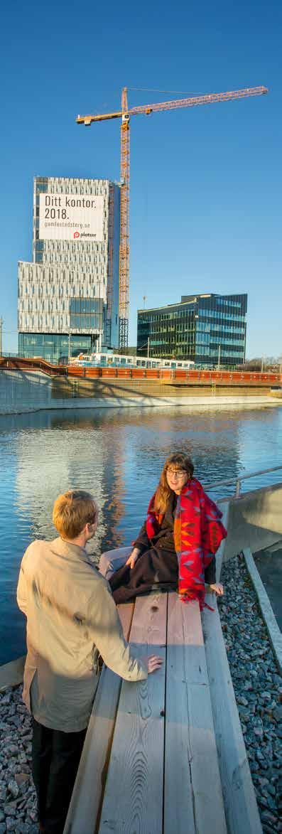 Under året blev 17-våningshuset ett landmärke i Gamlestadens nya skyline. Flera intressanta aktörer har redan hyrt in sig i huset.