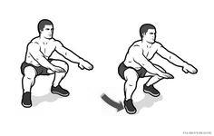 Hoppa baklänges varannan gång. Ankgång Övning som tränar styrka i både benen och bålen. Som bonus ökar det rörligheten i hela underkroppen. Tänk på att vara rak i ryggen.