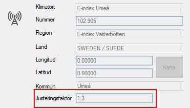 Nyhetsdokument Vitec Energiuppföljning - Version 1.63 februari 2018 Här väljer användaren för vilket år och vilken startmånad som rapporten ska använda.