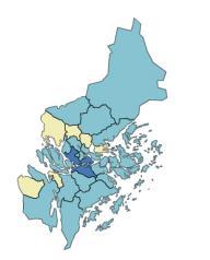 Stockholm Bostadsöverskott* 1 000 3 400 0
