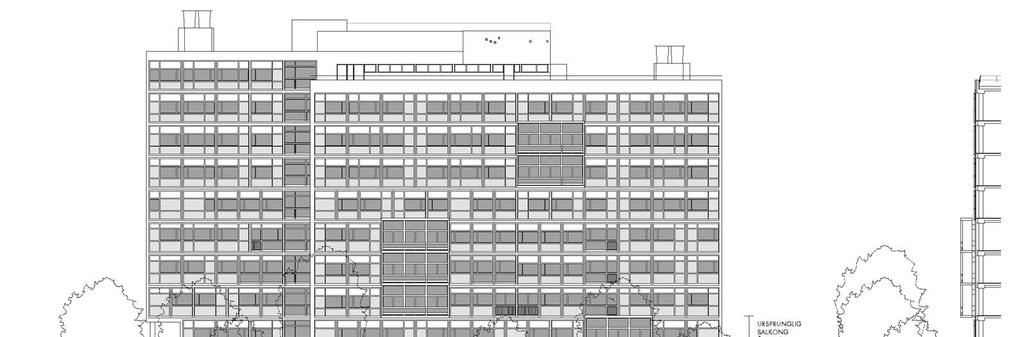 SID 23 (39) Ny entré mot Mariebergsgatan (Södergruppen arkitekter) Tre takterrasser planeras på plan 100, 300 och 1100.
