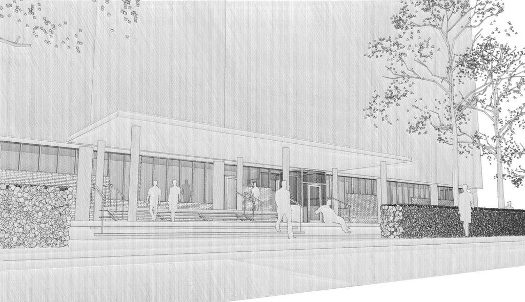 De förra butikslokalerna mot S:t Göransgatan tillsammans med sina stora skyltfönster lämpar sig väl till en extern verksamhet såsom förskola.