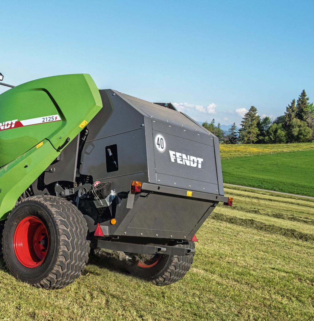 Därför erbjuder Fendts tre balpressmodeller med fixkammare 1125 F, 2125 F och 2125 F Profi omfattade