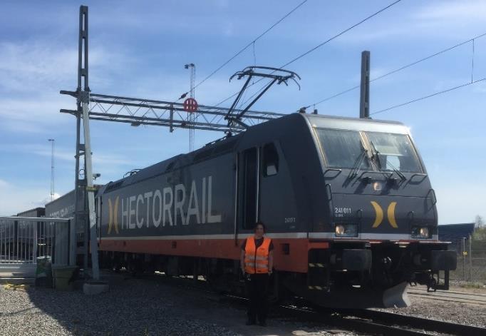 bromsprofiler. Här insamlades även en del av det kunskapsunderlag som krävdes för utveckling av loktågsimulatorn.