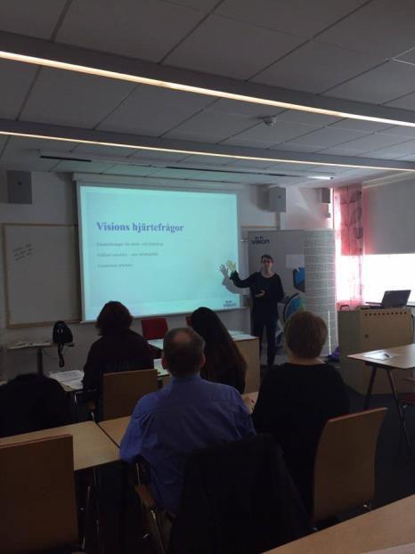 Avdelningen bjöd in ombuden till denna fortbildning som hölls i Lund, Helsingborg och Malmö. Sammanlagt 18 ombud deltog.