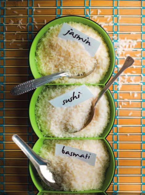 Ris Hemligheten bakom riktigt bra sushi är riset. Använd helst sushiris (alternativt jasminris, basmatiris eller långkornigt ris).