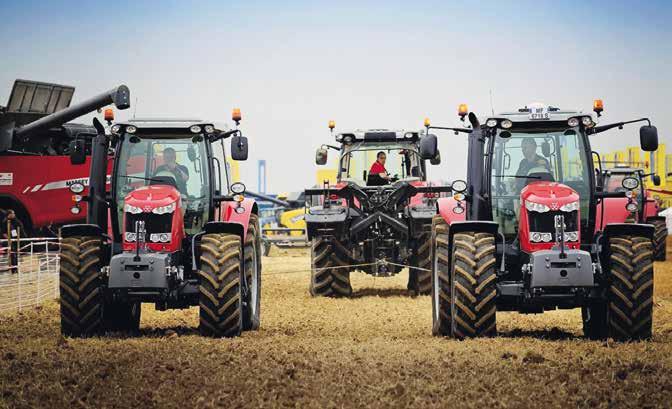 TEKNIK Maximal dragkraft med Trelleborg ProgressiveTraction TM Trelleborgs ProgressiveTraction TM -däck har valts ut som unikt fabriksmonterat tillval på nya Massey Ferguson 6718S, världens första