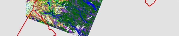 Den ostyrda klassningen av Landsatdata är rumsligt mer detaljerad än