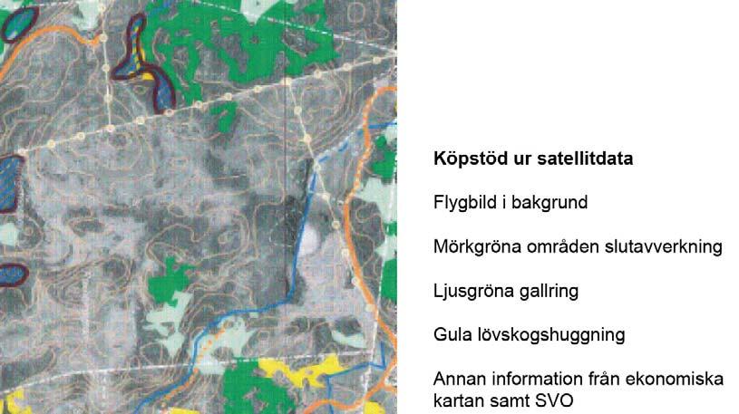 Utöver fältinventering av avverkning på övrig mark gjordes en jämförelse mellan vår kartering och CARABAS-data. Jämförelsen utfördes på två olika sätt.