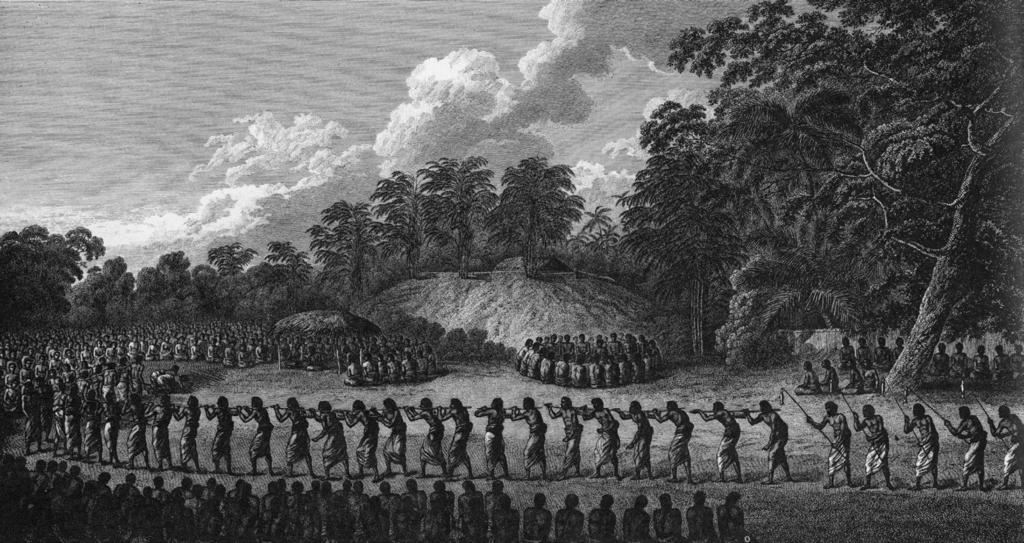 thomas malm Figur 3. En inasi-ceremoni bevittnad av kapten Cook 1777, enligt vad han uppger anordnad till ära för sonen till Tui Tonga.