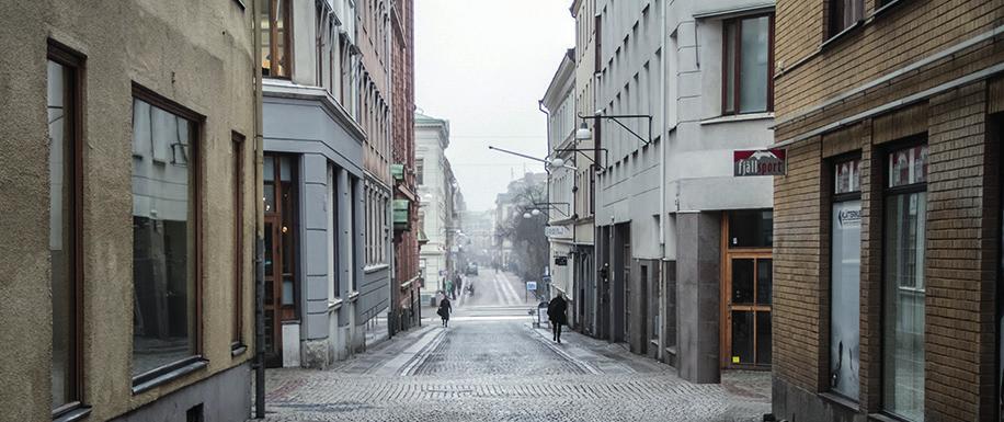 Det kan vara svårt att hitta rätt ingång på en gågata.