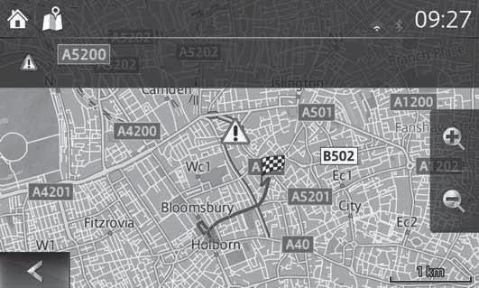 EC1» WC1 Trafik köar upp. A4 vid CHARING CROSS» A1 vid ARCH... Trafik köar upp. A1 vid ARCHWAY» A4 vid CHARING CR... Trafik köar upp. TUFNELL PARK UNDERGROUND» A.