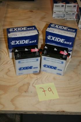 2 st Exidebatteri 6 volt - NYA 0771-079