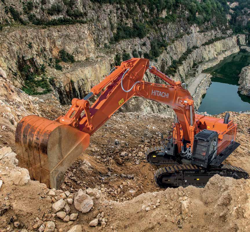 ZAXIS-6-serien HYDRAULISK GRÄVMASKIN Modell : ZX890LCH-6/ZX890LCR-6 Höjdgrävare: ZX890H-6 Nominell motoreffekt : 382 kw