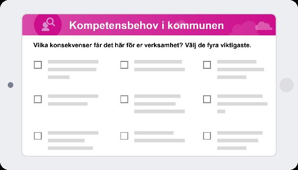 Den andra viktigaste, Låta specialister utöva sin specialitet, valde 92 procent av bolagets deltagare, jämfört med 46 procent i totalresultatet.