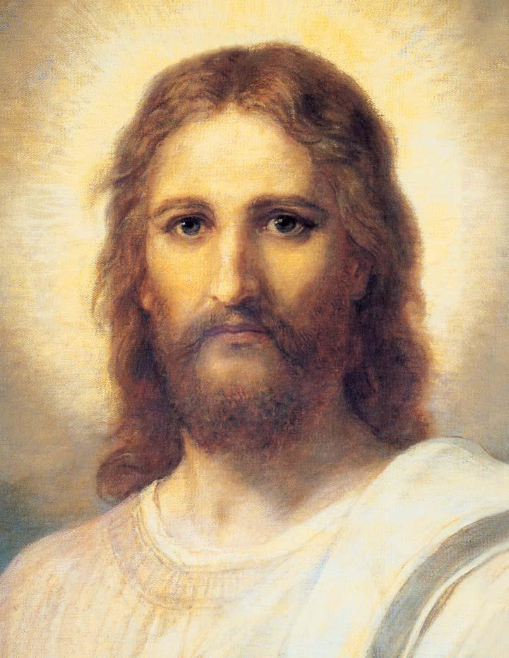 JESU KRISTI FÖRSONING Avsnitt 2 (10 minuter) Sätt upp en bild av Frälsaren på tavlan (till exempel Jesus Kristus [Evangeliebilder, nr 1; se även LDS.