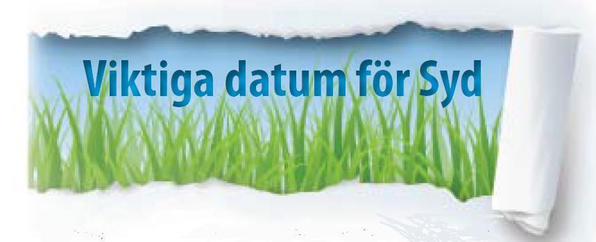 20 mars Distriktsårsmöte på Yllan i Kristianstad 27 mars Föreläsning