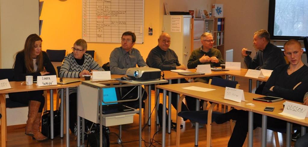 Ämnet som behandlades på träffen var i huvudsak hur man