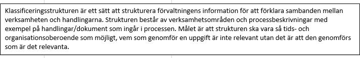 G Beskrivning av verksamhetsområde 1. STYRA, LANERA OCH FÖLJA U Detta verksamhetsområde innefattar alla övergripande processer som innebär att styra förvaltningen framåt. 2.