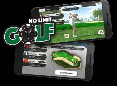 No Limit Golf Beskrivning: Mobilspelet kombinerar golf och virtuell gambling på ett innovativt, underhållande och socialt sätt.