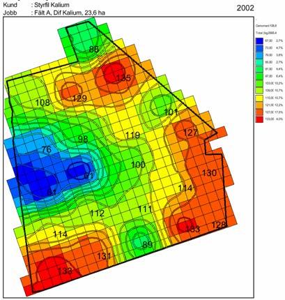 procent som möjligt i säljbar fraktion och det är stora summor i potatisodlingen. Årets arbete har mest gått ut på att hitta modeller och system för hantering av kalibrering och datahantering.