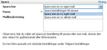 När beställningen är klar och alla artiklar ligger i Varukorgen klickar på knappen Fortsätt. 2.1.5.