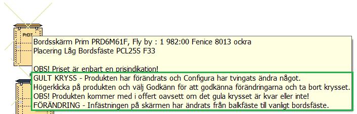 Vill man ha balkfästen får man registrera om skärmarna i Movex där val av
