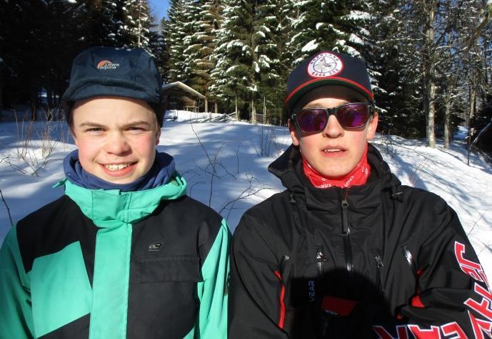 Konfirmandläger på Hållandgården under sportlovet Vi hade härliga uteaktiviteter.