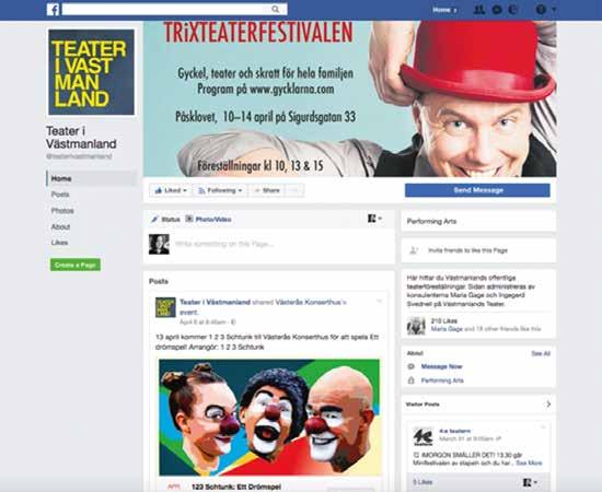 Teater i Västmanland nu på Facebook!