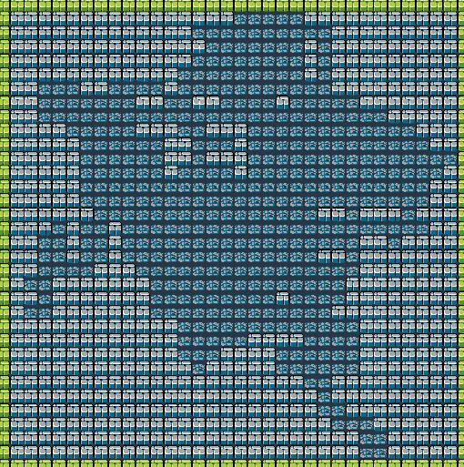 Illustration 2: Bana skapat av den agentbaserade algoritmen. 5.1.3 Cellular Automata Inga ändringar gjordes i ordinarie koncept.