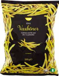 Vaxbönor Coop, 500 g, Fryst