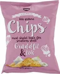 Tortilla/Nachochips 185 g och Tacosås