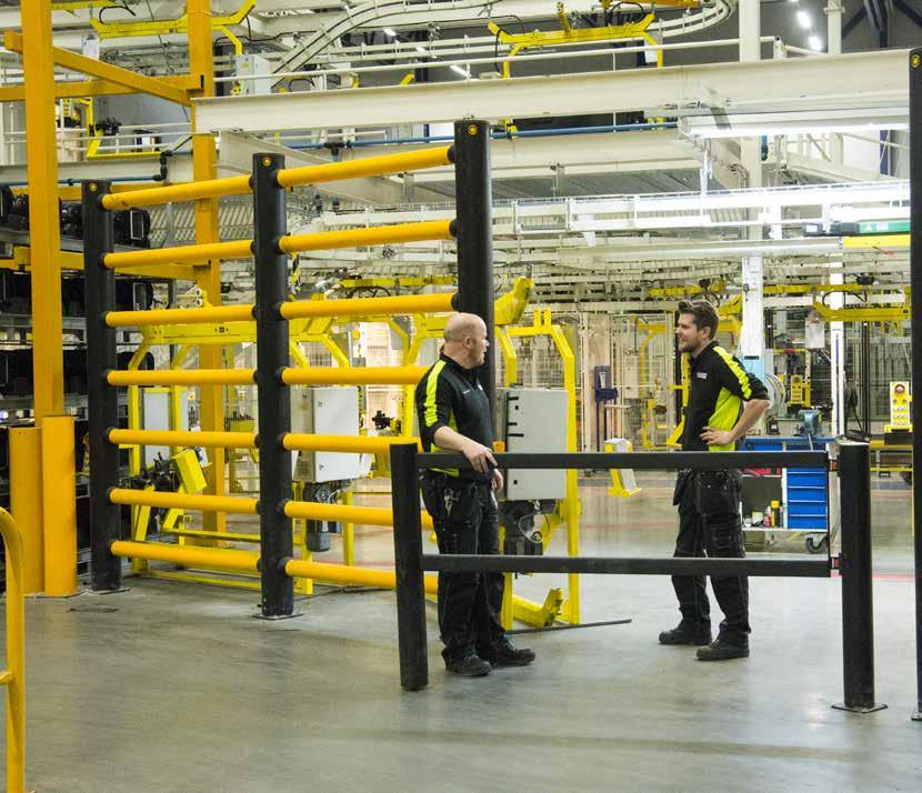 De låg bra till i pris och såg dessutom bättre ut än de vi köpt tidigare Påkörningsskydden gör arbetsmiljön trygg för de anställda. A-Safe påkörningsskydd är enkla att montera.