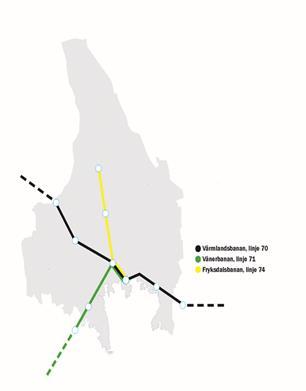 Linjetrafik Tåg Tågtrafiken har låg ankomstpunktlighet hittills under året. Orsaken är kapacitetsbrist på främst Värmlandsbanan. Även fordonsfel har bidragit till försämrad ankomstpunktlighet.