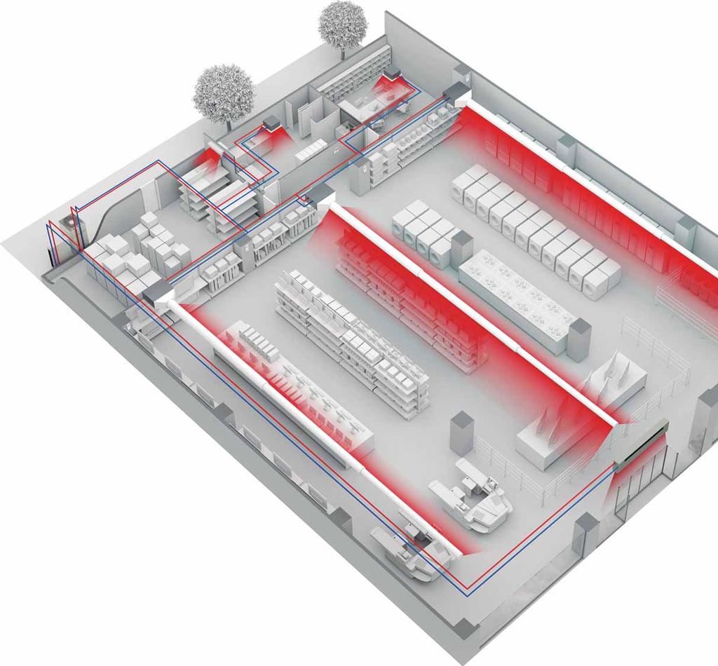NYHET / KOMMERSIELLA Värme- och kyllösningar för detaljhandel Panasonic har utvecklat detaljhandels- och kontorslösningar där avkastning på gjorda investeringar är en nyckelfaktor!