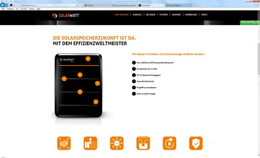 000 gånger Kan installeras till alla växelriktare mått 98 x