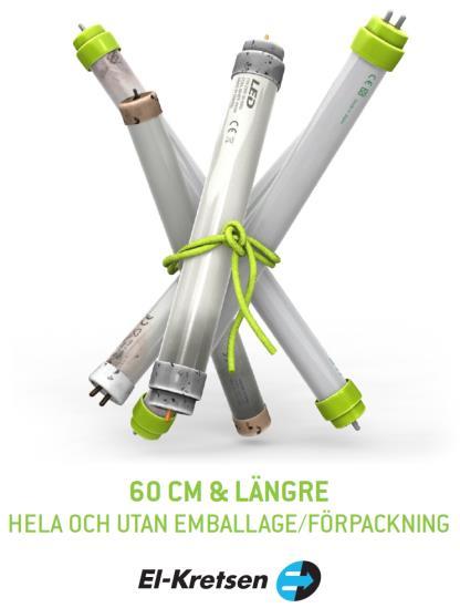 Kylklampar Kylklampar skickas som Brännbart avfall. LED-lampor Ska samlas in och skickas tillsammans med andra ljuskällor. Se info under Ljuskällor.