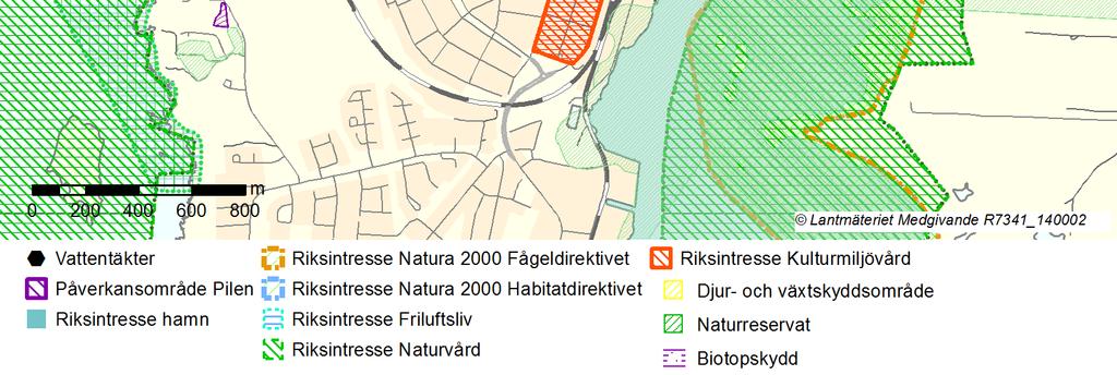 Det gemensamma påverkansområdet för vattentäkterna i huvudalternativet berör naturreservaten Valje och Sölvesborgsviken.