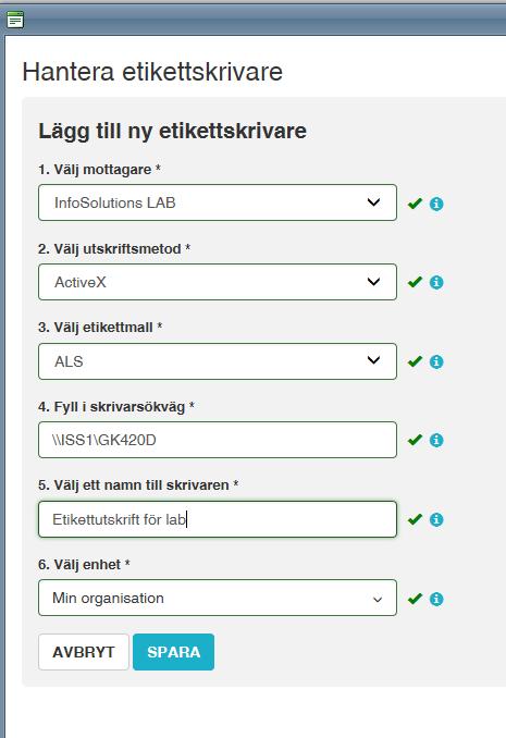 Utskriftsätt ActiveX I Internet Explorer är det enklast att använda ActiveX, se ovan hur man aktiverar det i webbläsaren.