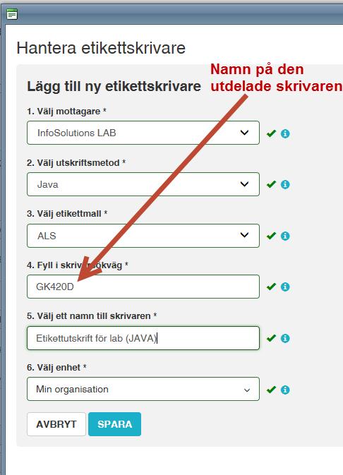 Utskriftsätt Java För andra webbläsare som Firefox använder man java som utskriftssätt istället vilket kräver att man har installerat den senaste