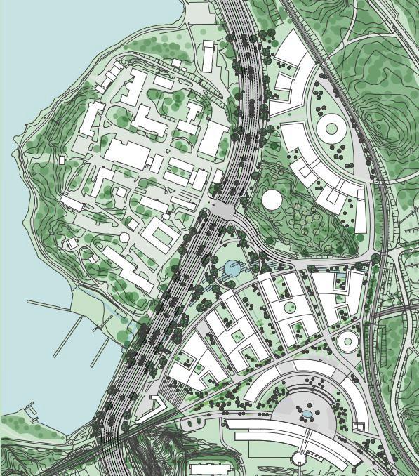 Sidan 4 av 24 Som kartan på föregående sida visar ligger området centralt och i nära anslutning till många av stadens viktigaste utvecklingsområden.