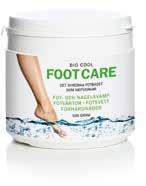 Samtidigt får du ett härligt fotbad som motverkar besvär med fuktiga fötter och förhårdnader. Förebygger fotsvett. Torra fötter minskar risken för dålig lukt och svampbildning.