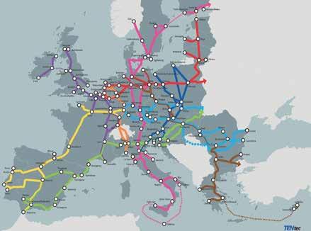 REGIONAL SYSTEMANALYS VÄRMLAND 2017 Figur 11. Det transeuropeiska transportnätet (TEN-T). hållbara transporter.