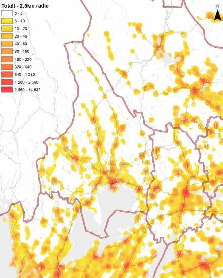 REGIONAL SYSTEMANALYS VÄRMLAND 2017 Befolkningsstruktur De senaste 20 åren har andelen boende i komunhuvudort, övriga tätorter respekive utanför tätort varit stabilt.