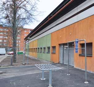 Stålförstärkningar monterades på alla kontreforter, vilket gick från plan 5 till minus -2.